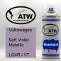 Preview: Volkswagen, Soft Violet Metallic, LG4R / VT: 400ml Sprühdose, von ATW Autoteile West.